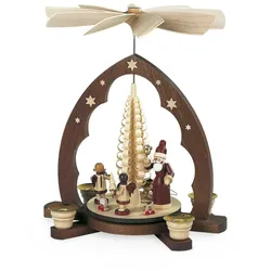 Müller Pyramide Bescherung Spitzbogen natur 25 x 15 x 30 cm