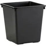 VepaBins Viereckiger Papierkorb 27 l Schwarz