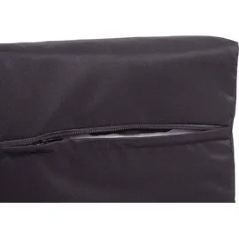 Mendler Poly-Rattan Garnitur HWC-J36, Balkon-/Garten-/Lounge-Set Sitzgruppe Sofa grau, Kissen schwarz