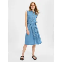 More & More A-Linien-Kleid Blau 38