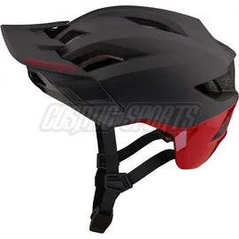 Troy Lee Designs Flowline SE MIPS Helm, Radian Charcoal Red - XL-2XL