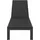 vidaXL Sonnenliege 42004129 200 x 70 x 30 cm Schwarz