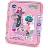 Vtech KidiSecrets 365 Mein geheimes Audiotagebuch, speichert 365 Sprachnotizen, Geheimcode, personalisierbar, inkl. Notizbuch und Marker, Geschenk für Kinder ab 5 Jahren, ESP-Version