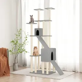 vidaXL Kratzbaum 190 cm grau
