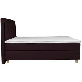 Home Affaire Boxspringbett »Nele« inkl. Topper im schlichtem Design lila