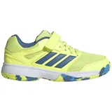 adidas Speedcourt Indoor Shoes, hi-Res Yellow/Dusky Ink/Lucid Aquamarine, 33