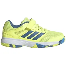 adidas Speedcourt Indoor Shoes, hi-Res Yellow/Dusky Ink/Lucid Aquamarine, 33