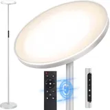 OUTON Stehleuchte LED dimmbar mit Leselampe 30W 3000LM Fernbedienung & Touch....