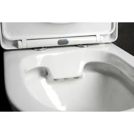 a&n&a aQualine JALTA HYGIE WC-Kombi mit WC-Sitz Weiß