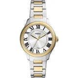 Fossil Damen Analog Quarz Uhr mit Edelstahl Armband ES5396