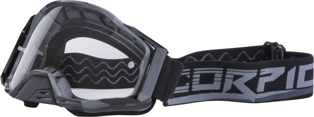 Scorpion Motorcrossbril, zwart-wit