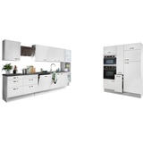 OPTIFIT Küchenzeile »Cara«, mit Vollauszügen und Soft-Close-Funktion, Breite 480 cm, weiß