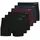 JACK & JONES Retro Boxershorts rot/schwarz XXL 6er Pack