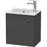 Duravit Waschtischunterschrank wandhängend „Brioso“ 42 × 44,2 × 28,9 cm, in Graphit Matt