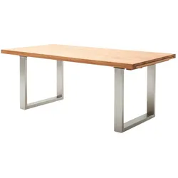 Woodford Kufentisch ausziehbar Aaron , holzfarben , Maße (cm): B: 100 H: 77