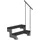DOLLE Außentreppe Gardentop 36-44 cm Aluminium