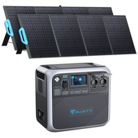 BLUETTI Stromerzeuger AC200P, (mit 2 PV200 Solarpanels), für Reise