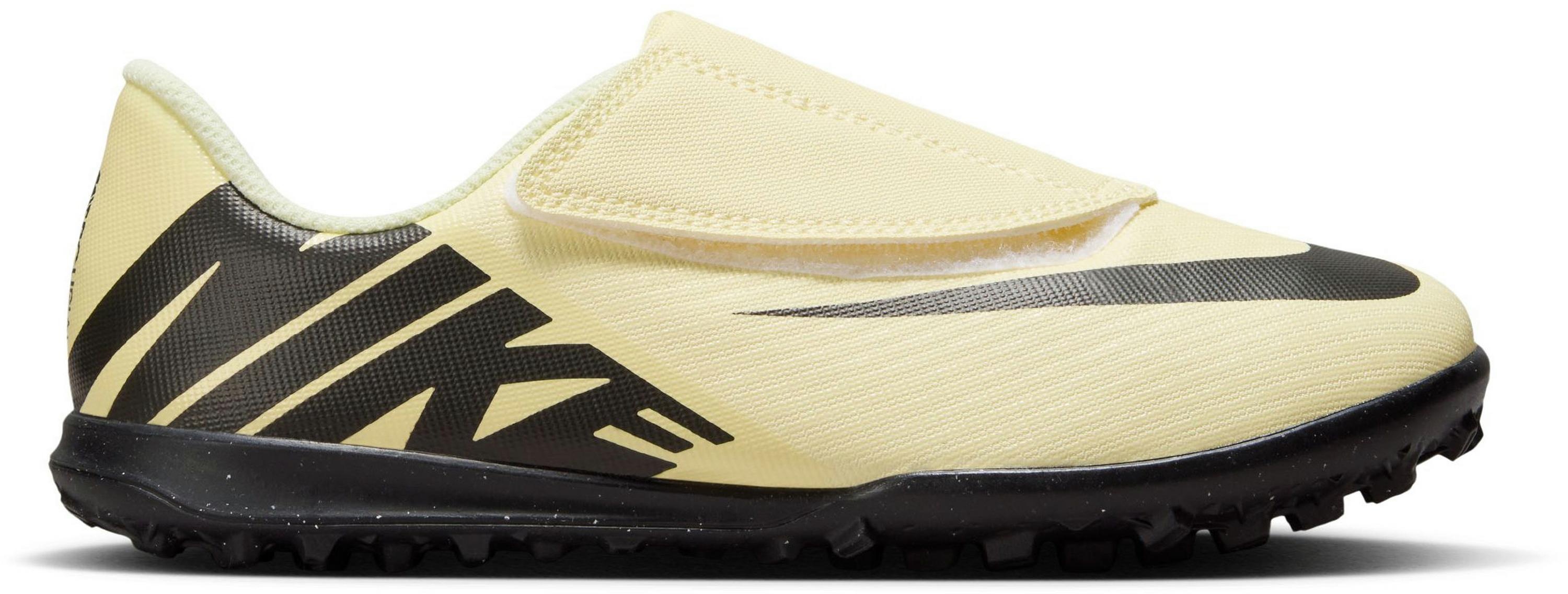 Nike JR Mercurial VAPOR 15 CLUB TF PS Fußballschuhe Kinder in lemonade-black, Größe 28 - beige