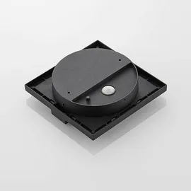 LUCANDE Außenwandleuchte Aluminium 4,9 cm schwarz 9619231