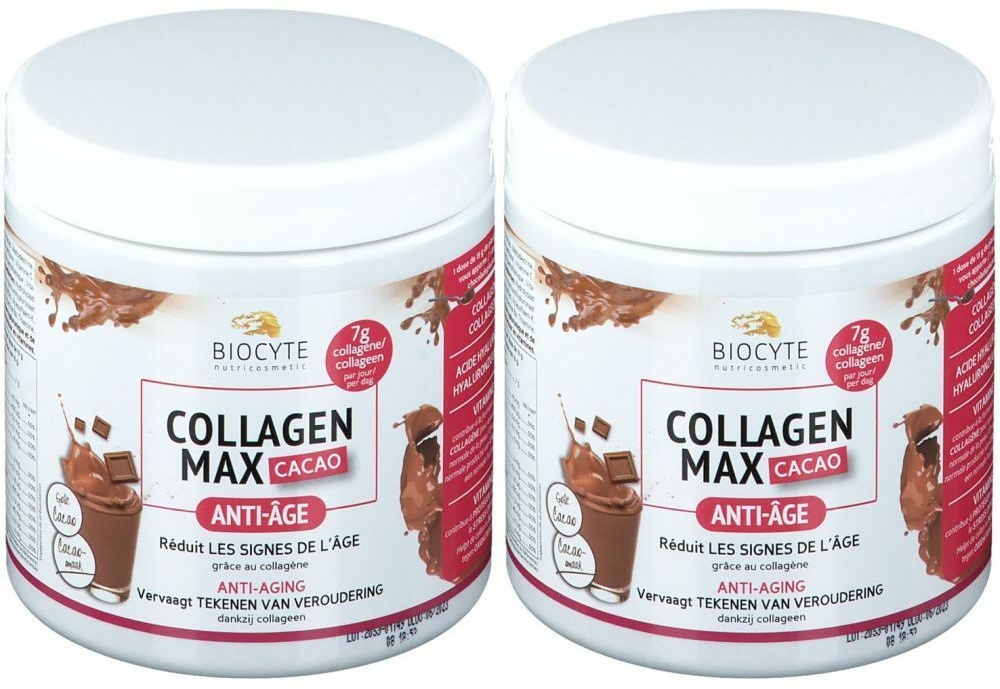 Biocyte® Collagen Max® Anti-Âge Collagène poudre 2x260 g Poudre