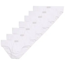 Tom Tailor Minislip unifarben weiß L 7er Pack
