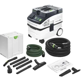 Festool CT 15 E CLEANTEC Absaugmobil 15 l ( 577410 ) + RS-HW D 36-Plus ( 577258 ) Handwerker Reinigungsset