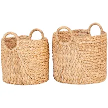 House Nordic Aufbewahrungskorb Passo 30 x 35 cm braun