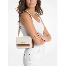 Michael Kors Claire Small Umhängetasche Kunstleder White