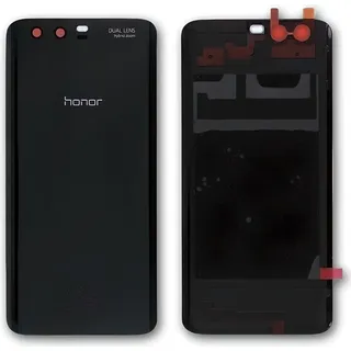 Original Huawei Honor 9 STF-L09 Akkudeckel mit Kameraglas Midnight Black Neu - Schwarz