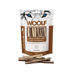 WOOLF Kaninchen- und Kabeljau-Sandwich Leckerli 100g