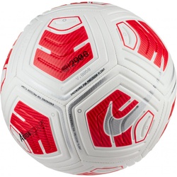NIKE Strike Team 290g Leicht-Fußball white/bright crimson/silver 4