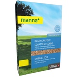 Manna Rasensamen Schattenrasen Sonnenrasen 2,5 kg Grassamen Rasensaat 100 m2