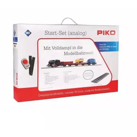 PIKO Start-Set mit Bettung Güterzug 57113 H0
