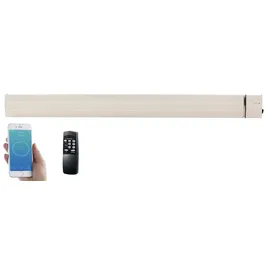 Semptec IR-Keramik-Dunkelheizstrahler mit WLAN, App, Timer, 3100 W, IP65, weiß