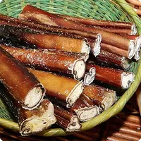 Tommydog Ochsenziemerstücke 12 cm (10 STK)/Stücke vom Ochsenziemer/getrockneter Hundekausnack/Ziemer vom Ochsen