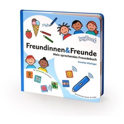 Anybook Poesiealbum Freundinnen & Freunde: Das Freundebuch, mit lustigen Symbolen & über 500 Stickern bunt