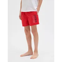 Jack & Jones Junior Badeshorts 'Maui' in rot |