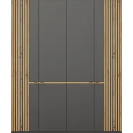 Musterring »Isabelle« Lamellen in Eiche, Griffe in schwarz, verschiedene Größen und Farben grau