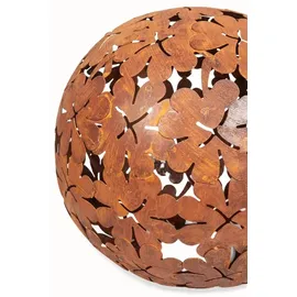 kapaga Gartenkugel 23 cm Rost