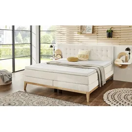 Uno Boxspringbett Westwood ¦ beige ¦ Maße (cm): B: 180 H: 109