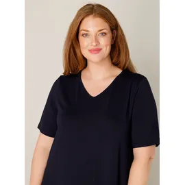 Base Level Curvy Shirtkleid Abernathy Blau 50