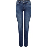 ONLY Damen Jeans ONLALICIA REG STRT DNM DOT879 Gr. 30 - Länge 30, Medium Blue Denim, , 15176607-30 Länge 30