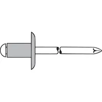 Gesipa Blindniet Alu Grosskopf K16 4,8 x 12 mm 250 Stück