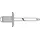 Gesipa Blindniet Alu Grosskopf K16 4,8 x 12 mm 250 Stück