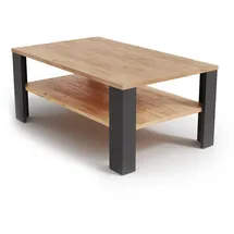 Vicco Couchtisch Anthrazit Sandeiche 100 x 60 cm