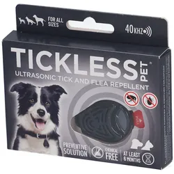 Tickless Ultraschall - Abwehr Zecke, Floh schwarz
