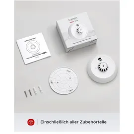 X-Sense XH02-M, Intelligenter WLAN-Hitzewarnmelder mit App-Anbindung und einfacher Installation, Wärmemelder kompatibel mit Basisstation, 1-Pack