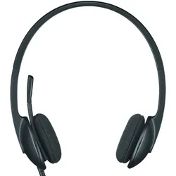 Logitech H340 kabelgebundenes USB-Headset, ultraleicht mit digitalem Stereosound