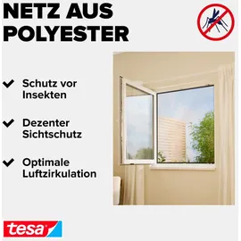 Tesa Fliegengitter Insect Stop Standard 150 x 180 cm Weiß