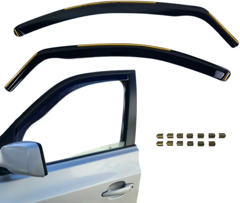 Windabweiser für Renault Trafic (ab 2014) / Opel Vivaro (2014–2019) / Fiat Talento (ab 2016) - 2-teiliges Set (vorne), Marke Str